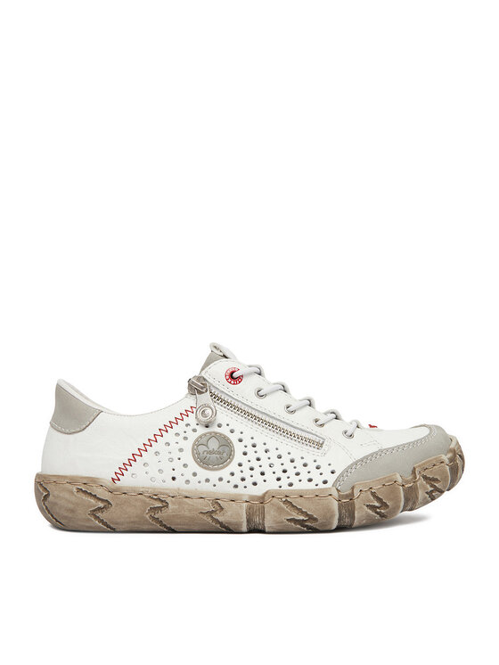 Rieker Pantofi L0355-80 Alb