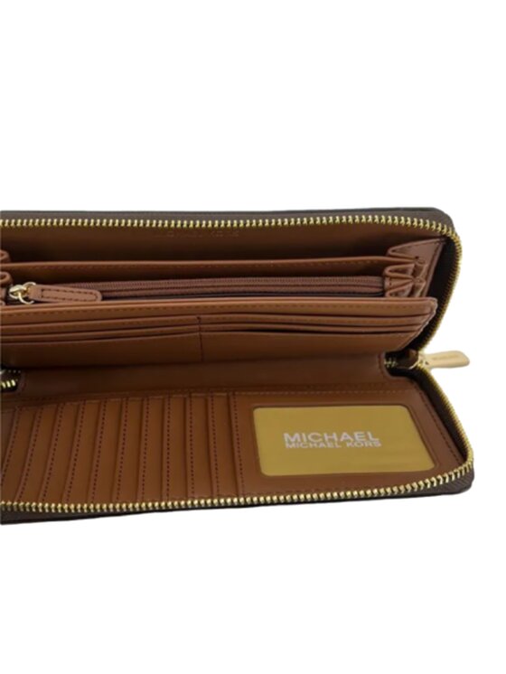 Michael Kors Michael Kors Portfel PORTFEL DAMSKI TRAVEL CONTINENTAL Czerwony