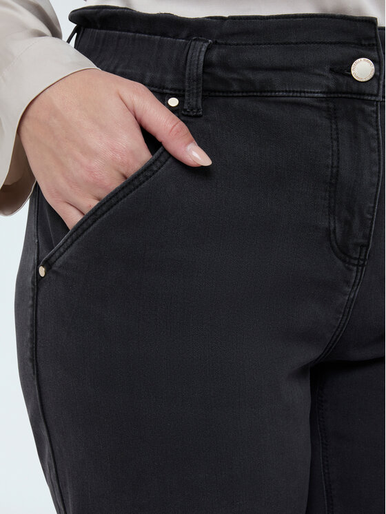 Fiorella Rubino Fiorella Rubino Jeansy P461T105152N033 Czarny Regular Fit
