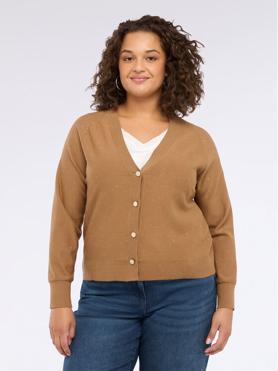 Fiorella Rubino Fiorella Rubino Cardigan M786L008185N012 Écru Regular Fit
