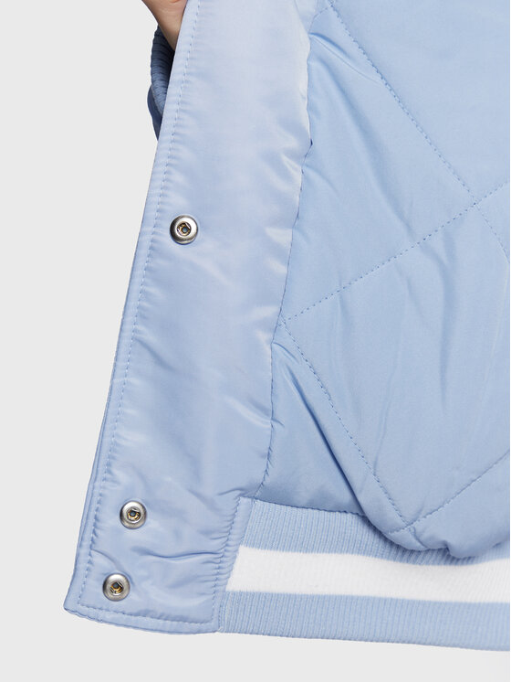 Tommy Jeans Tommy Jeans Bunda bomber Graphic DW0DW14936 Světle modrá Regular Fit