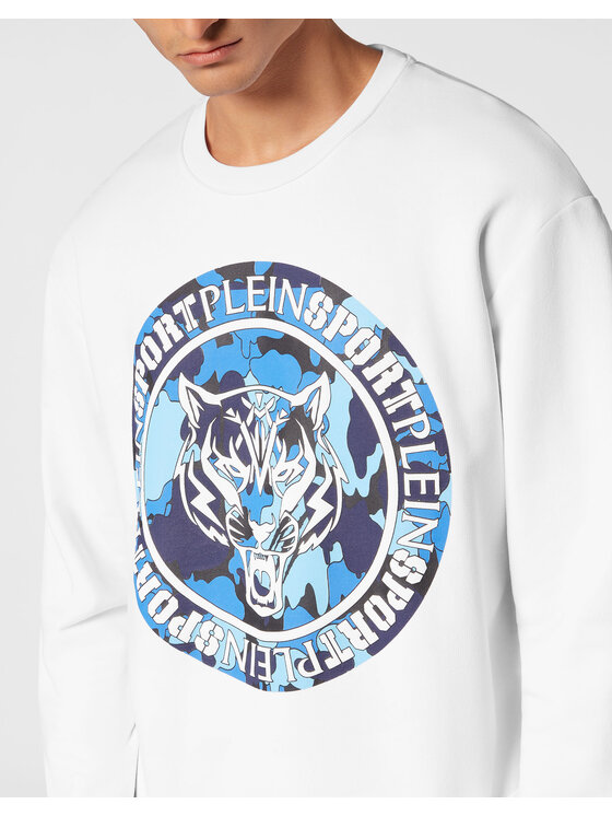 Plein Sport Plein Sport Longsleeve 13089 Bianco Regular Fit