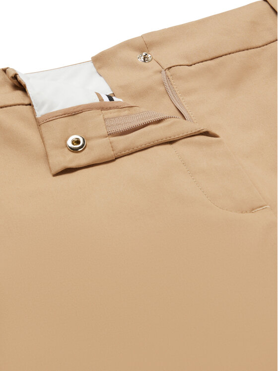 BOSS Boss Bavlnené nohavice Tachinoa 50490057 Béžová Regular Fit