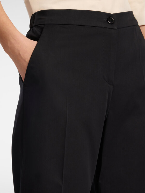 Elena Mirò Elena Mirò Spodnie materiałowe P009P000497N033 Czarny Regular Fit