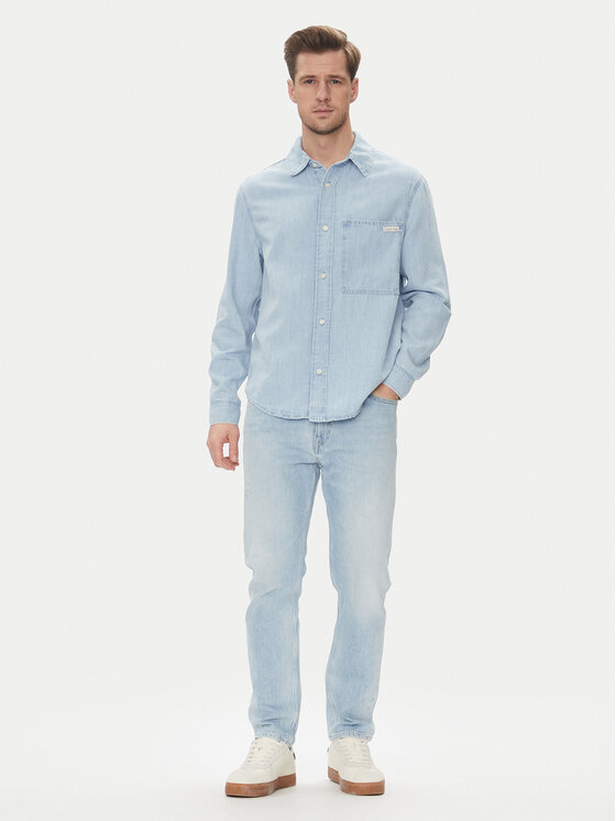 Calvin Klein Jeans Calvin Klein Jeans traper košulja J30J327508 Plava Regular Fit