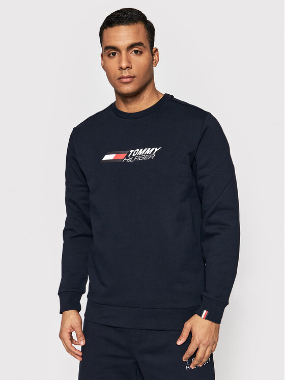 Tommy Hilfiger Tommy Hilfiger Суитшърт Essentials MW0MW22744 Тъмносин Regular Fit