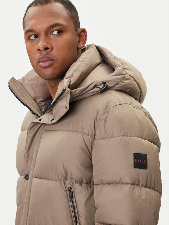 BOSS BOSS Зимно яке Omaris 50528573 Каки Regular Fit