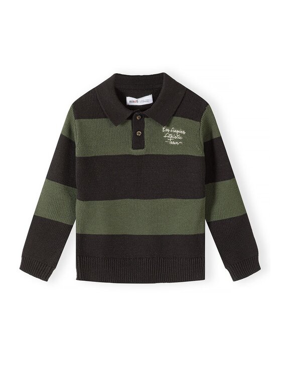 minoti minoti Sweter 33KNIT203 Czarny Regular Fit