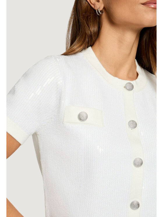 Morgan De Toi Morgan De Toi Maglione 251-MSEKIN Bianco Casual Fit