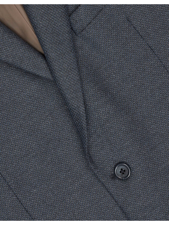 Borgio Borgio Marynarka brolo_g Granatowy Slim Fit