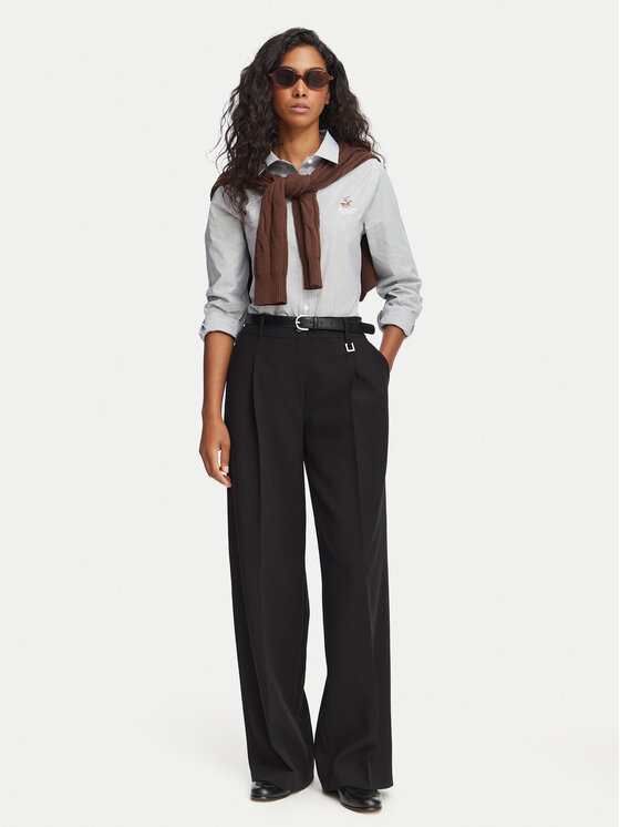 Beverly Hills Polo Club Beverly Hills Polo Club Риза P-SS26W-SH0005 Тъмносин Regular Fit
