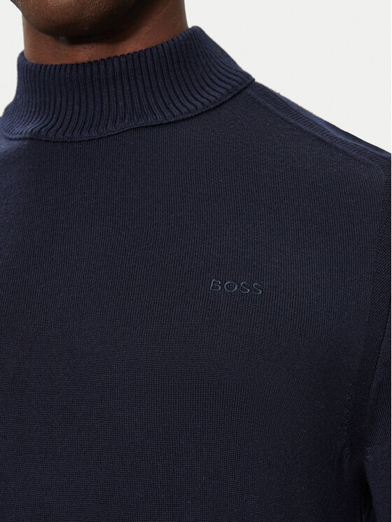 BOSS Boss Dolčevita Avac_M 50501761 Tamnoplava Slim Fit