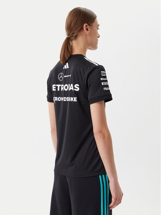 adidas adidas Marškinėliai Mercedes - AMG Petronas Formula One Team Driver JW5362 Juoda Regular Fit