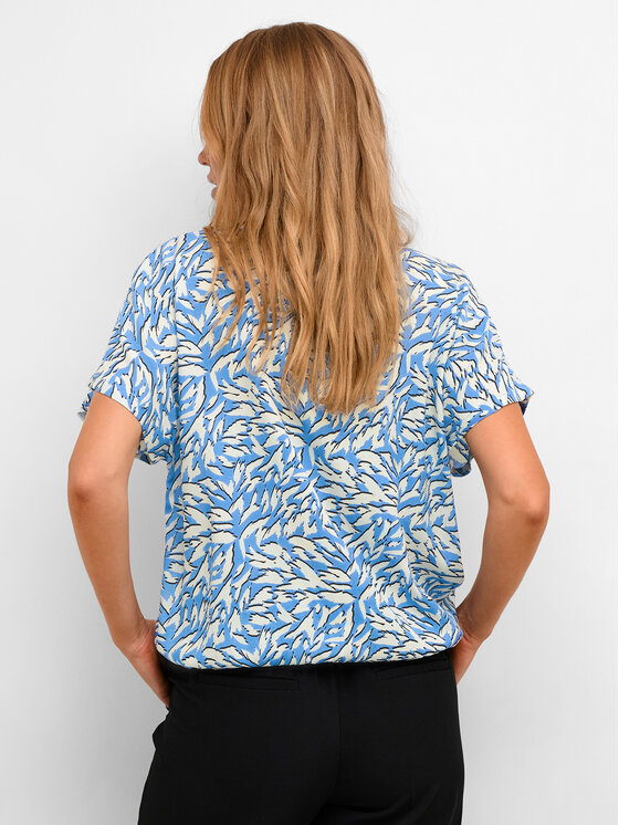 Kaffe Kaffe Bluse Jetta 10508417 Blau Regular Fit