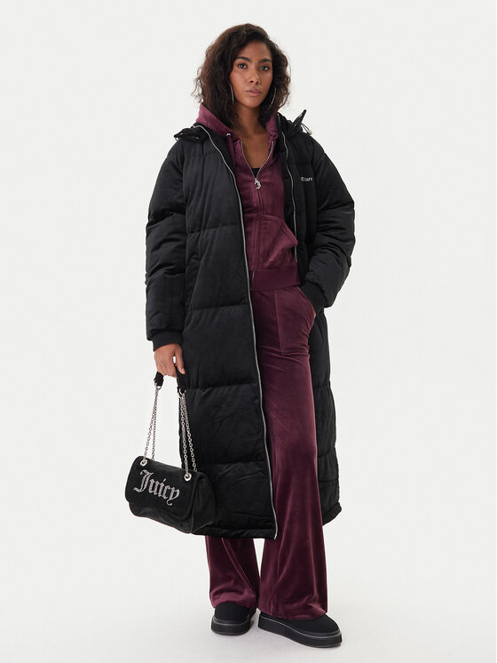 Juicy Couture Kurtka zimowa Century JCOIJ225552 Czarny Relaxed Fit