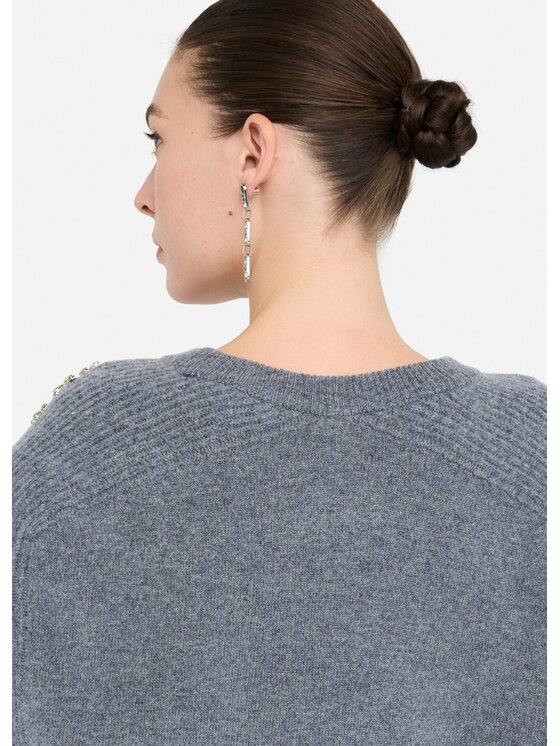 Liu Jo Liu Jo Maglione MF5487MS009L9006 Grigio Regular Fit