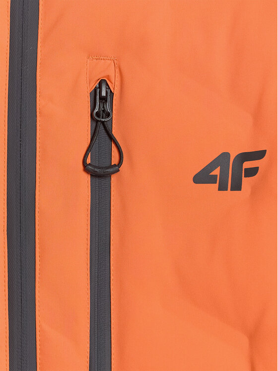 4F 4F Kurtka wielofunkcyjna TREKKING Czerwony Regular Fit