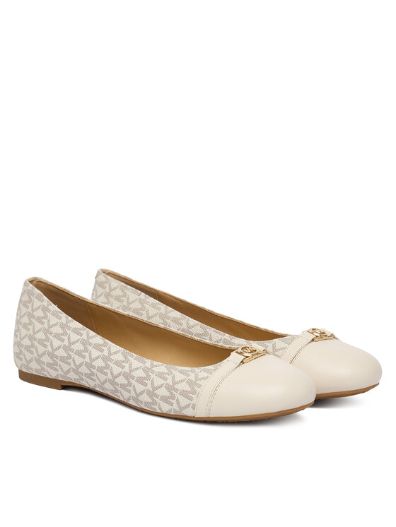 MICHAEL Michael Kors MICHAEL Michael Kors Balerina Mandy Flat 40F5MAFP1L Ekru