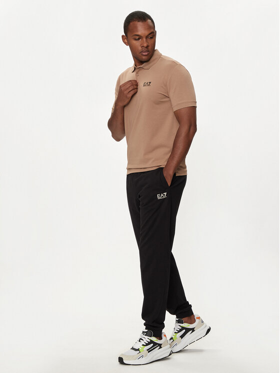 EA7 Emporio Armani EA7 Emporio Armani Polo 8NPF14 PJVQZ 1745 Beige Regular Fit