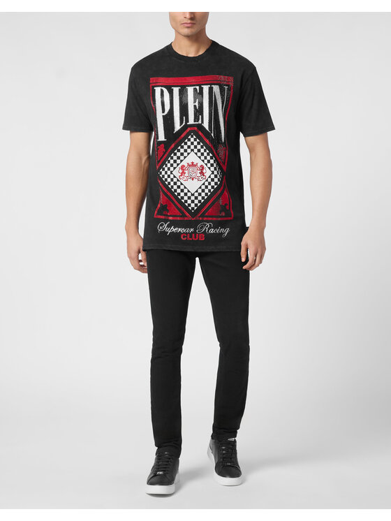 PHILIPP PLEIN PHILIPP PLEIN T-Shirt 21097 Czarny Regular Fit