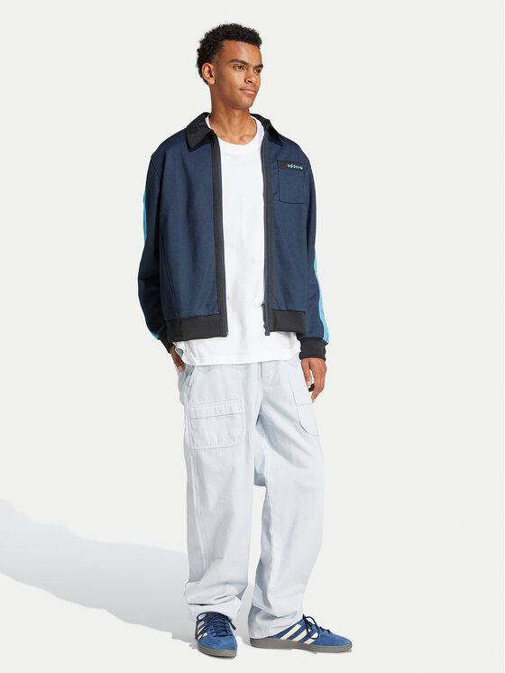 adidas adidas Tričko Trefoil Essentials JD0373 Biela Oversize
