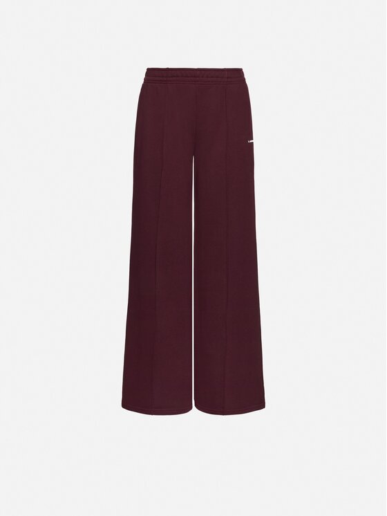 La Mania La Mania Spodnie dresowe APOLLO Bordowy Basic Fit