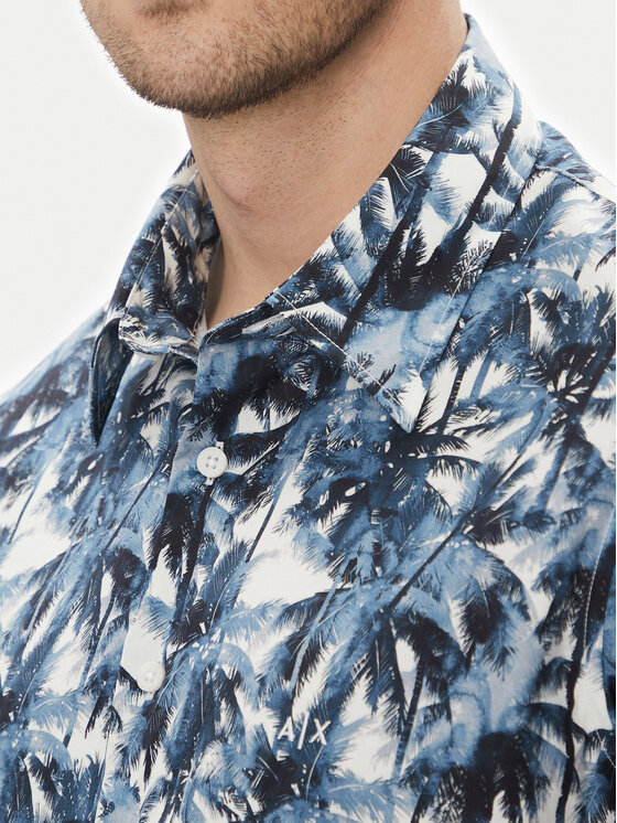 Armani Exchange Armani Exchange Camicia XM001240 AF14869 F0041 Blu Regular Fit