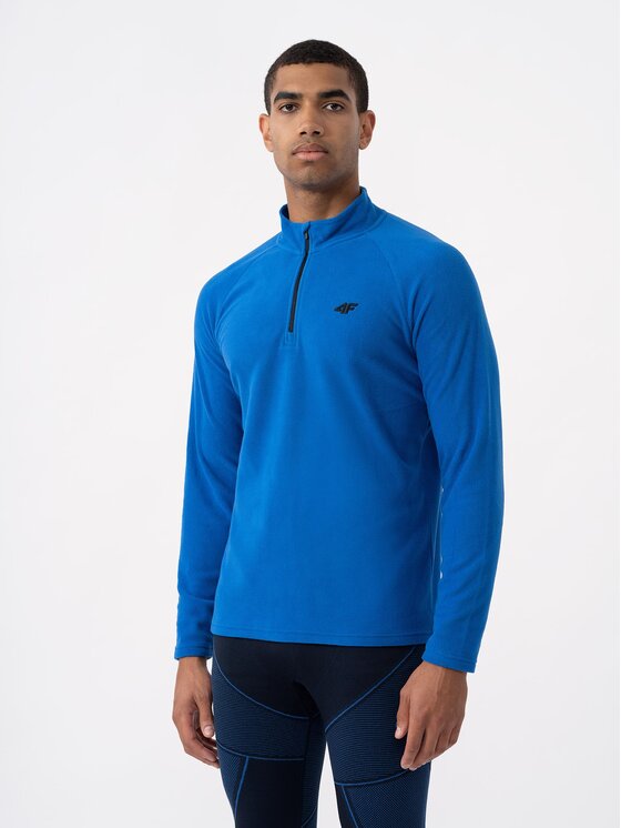 4F Termo bielizeň vrchné diely 4FAW23UFLEM034 Modrá Slim Fit