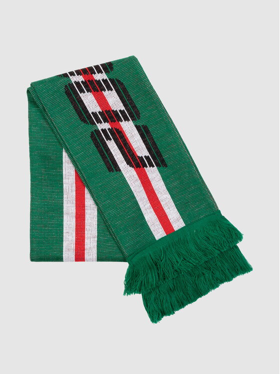 2005 2005 Šál Striped Zelená