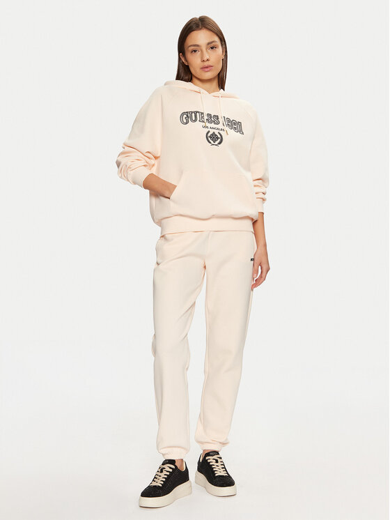 Guess Guess Felpa V5RQ02 KCLD1 Écru Regular Fit