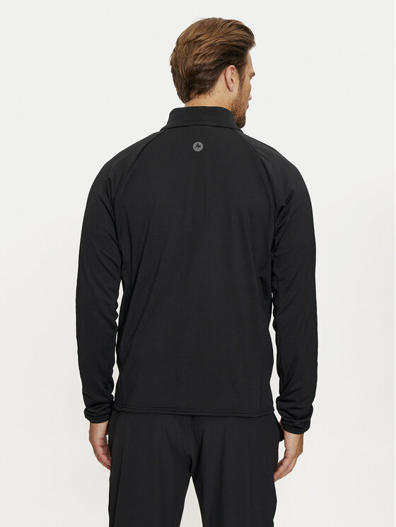 Marmot Marmot Bluza techniczna Leconte M15382 Czarny Regular Fit
