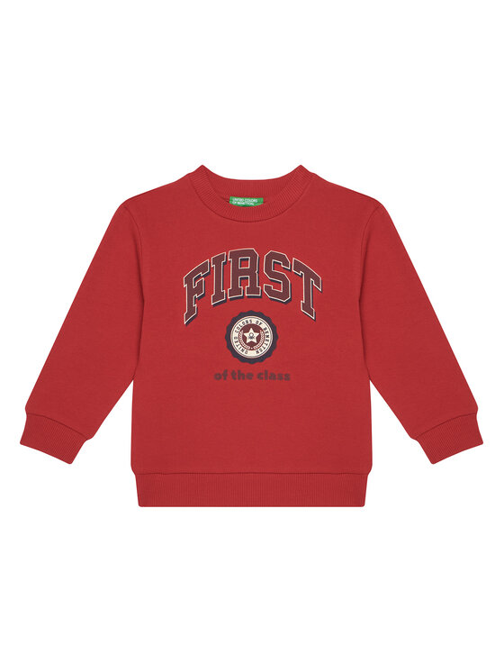 United Colors Of Benetton United Colors Of Benetton Світшот 3J68G10KN Червоний Relaxed Fit