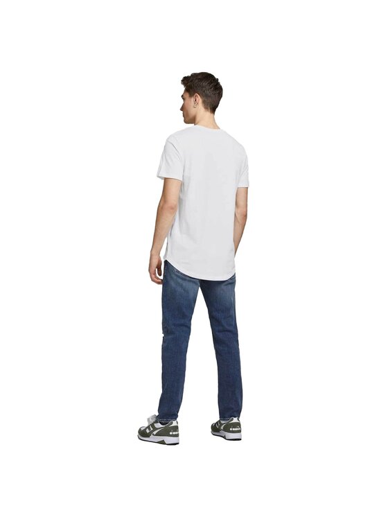 Jack & Jones Jack & Jones T-Shirt 25172 Biały Comfort Fit