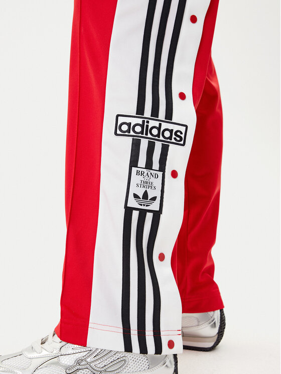 adidas adidas Spodnji del trenirke Adibreak JY1354 Rdeča Loose Fit
