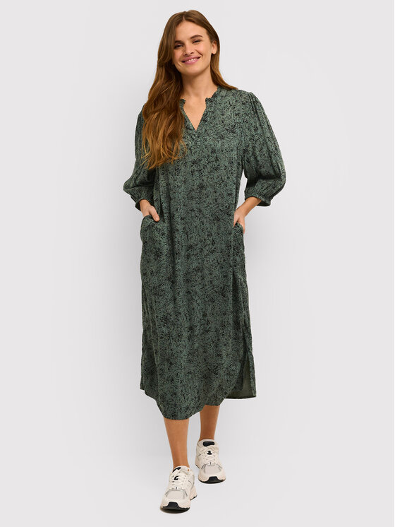 Kaffe Kaffe Kleid für den Alltag Connor 10506640 Grün Relaxed Fit