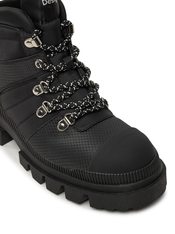 Desigual Desigual Schnürstiefeletten 24WSTY02 Schwarz