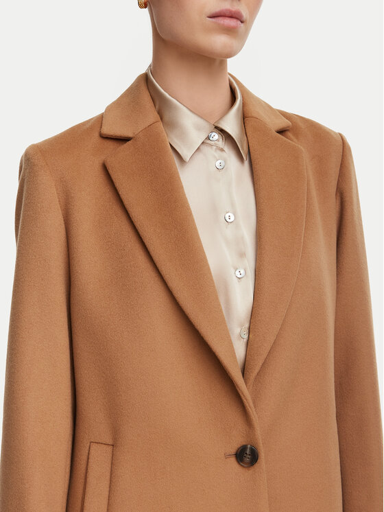 Marella Marella Μάλλινο παλτό Pavido 2623016031 Καφέ Loose Fit