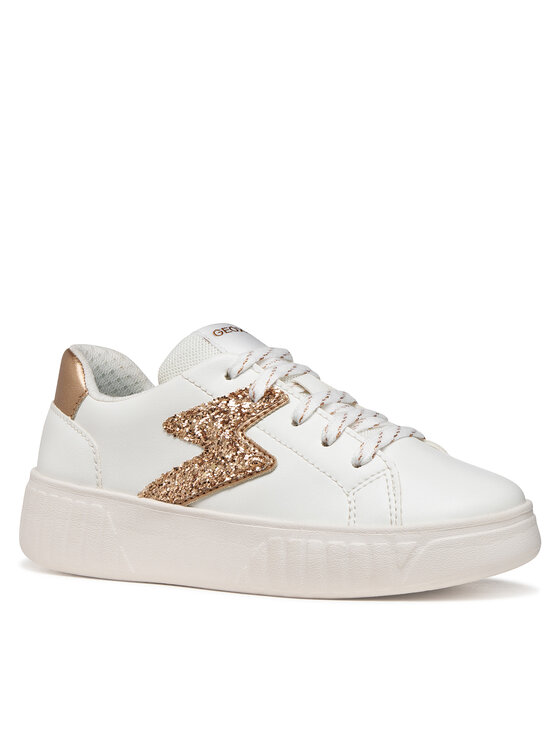 Geox Geox Sneakersy J Mikiroshi Girl J45DVA 054EW C1ZH8 S Biały