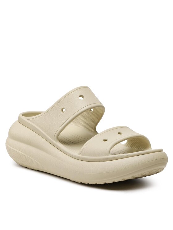 Crocs Παντόφλες Classic Crush Sandal 207670 Μπεζ Modivogr 2429