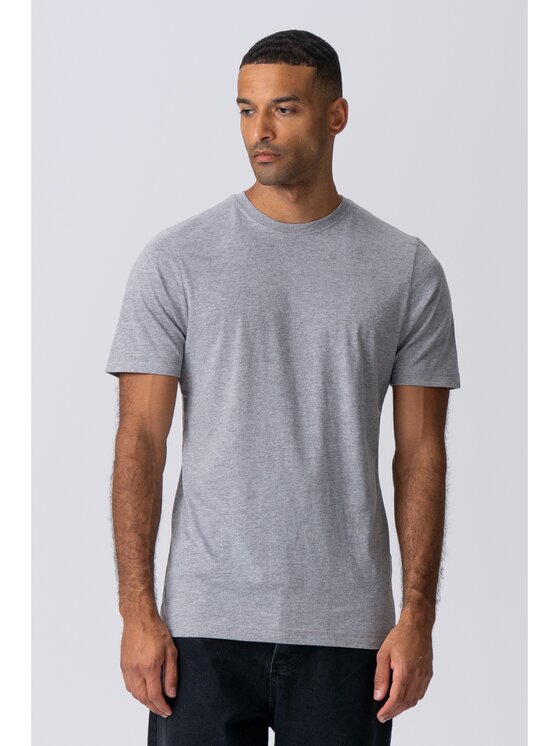 TeeShoppen TeeShoppen T-Shirt Organiczna koszulka Szary Regular Fit