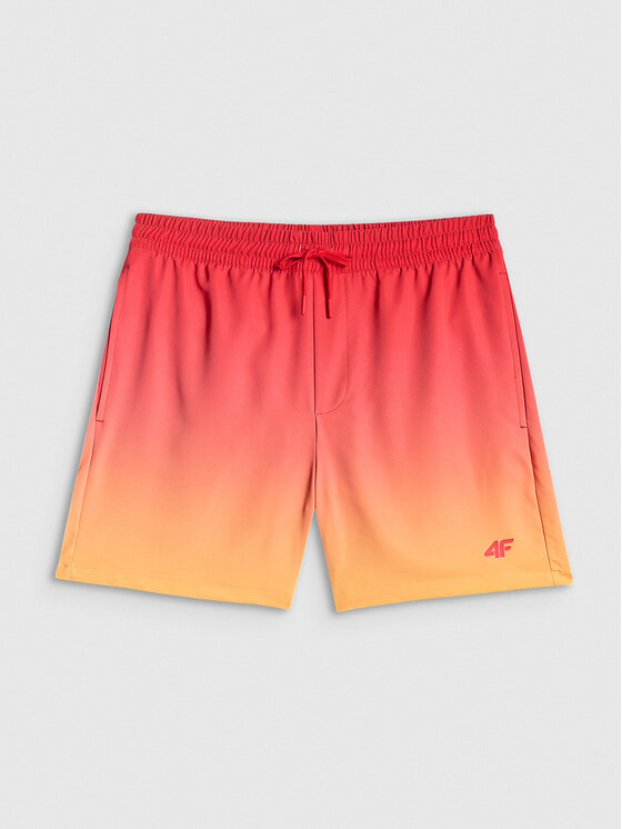 4F 4F Szorty kąpielowe SWIMWEAR Czerwony Regular Fit