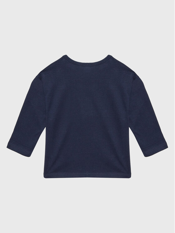 United Colors Of Benetton United Colors Of Benetton Majica 3ATNA101R Tamnoplava Regular Fit