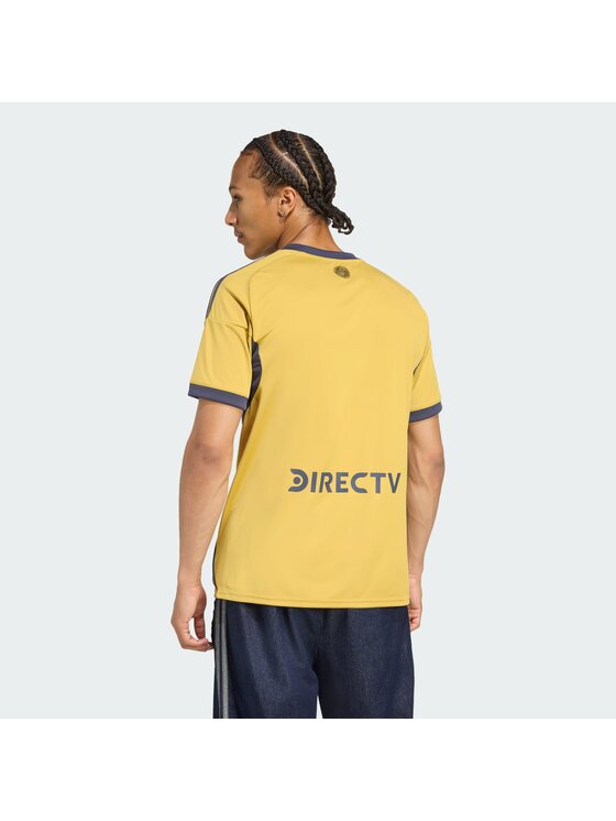 adidas adidas Koszulka techniczna Boca Juniors Żółty Slim Fit