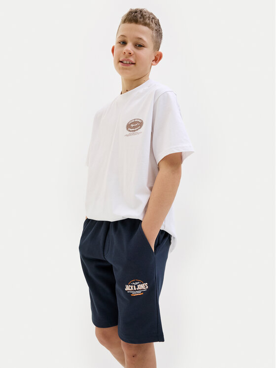 Jack&Jones Junior Jack&Jones Junior Sportske kratke hlače Logo 12249970 Tamnoplava Slim Fit