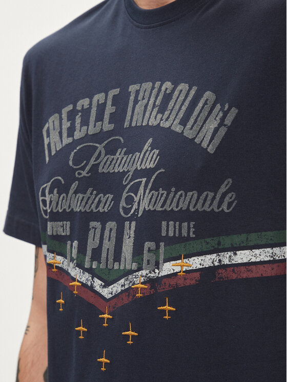 Aeronautica Militare Aeronautica Militare Marškinėliai 241TS2216J641 Tamsiai mėlyna Regular Fit