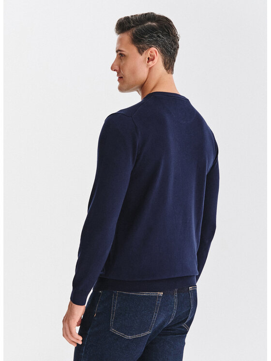 Pako Lorente Pako Lorente Sweter P25WN-2X-029 Granatowy Classic Fit