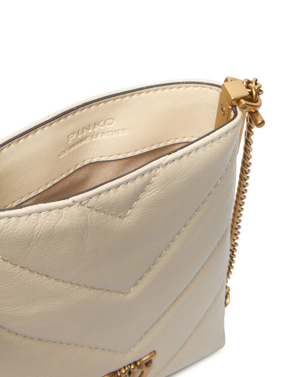 PINKO PINKO Torbica za telefon Phone Case PCPL 105358 A2W2 Kremna