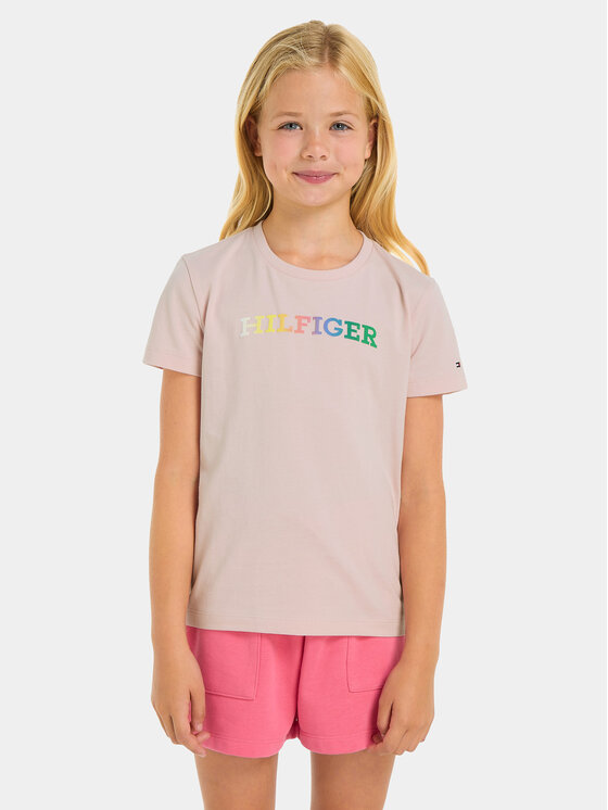 Tommy Hilfiger Tricou Monotype KG0KG07851 D Roz Regular Fit