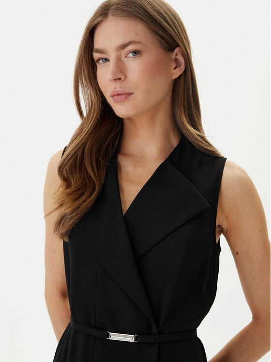 BOSS BOSS Коктейльна сукня Dimosa 50554224 Чорний Regular Fit