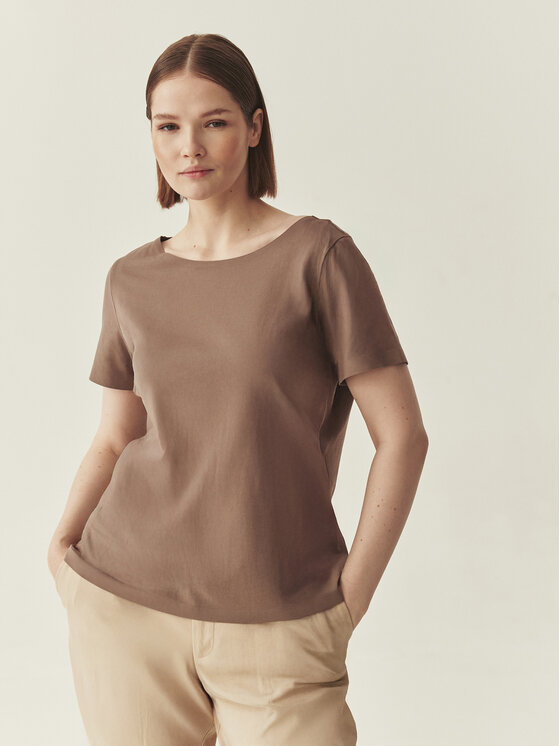 TATUUM Tatuum Bluzka MIKAJA Brązowy Classic Fit